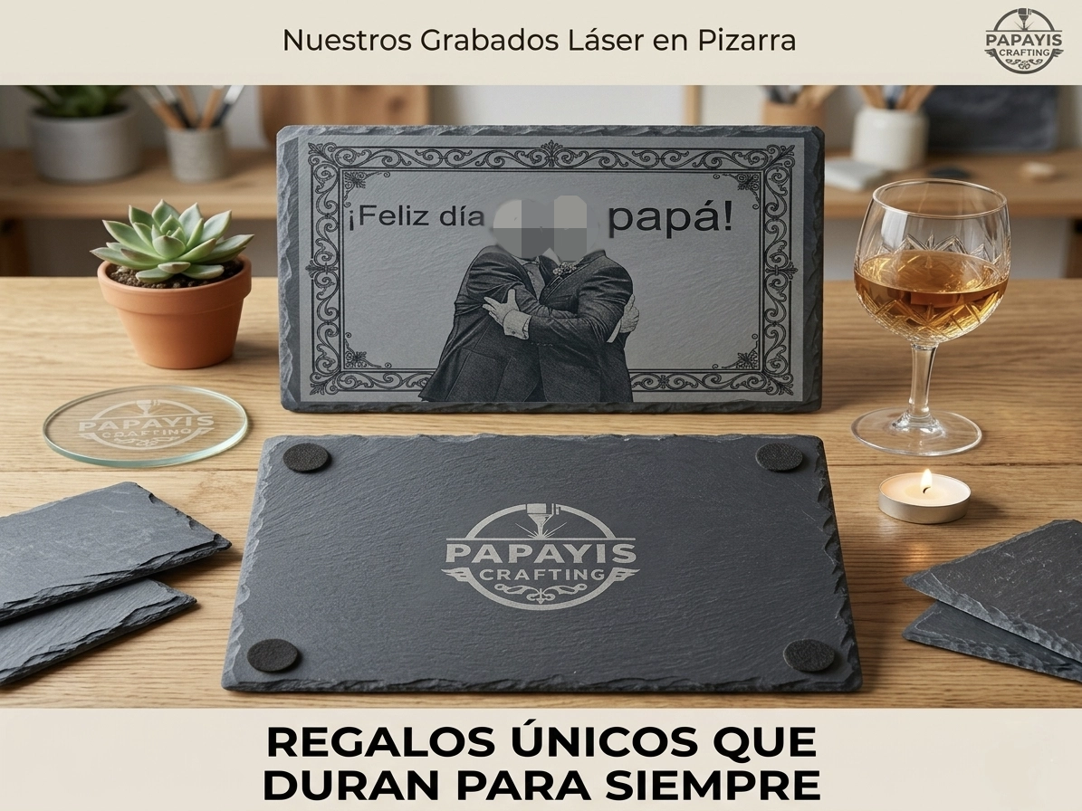 Pizarra con retrato